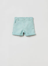 Ovs Kids Boy Lyocell And Linen Shorts With Pockets